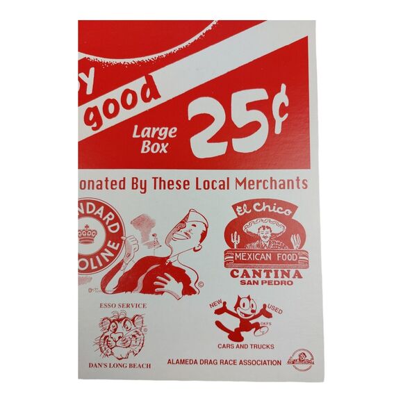 Vintage California Drag Racing Poster Oilzum Bucktooth Boy Esso Tiger Pep Boys - Picture 5 of 9